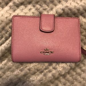 Coach Lavender Leather Wallet